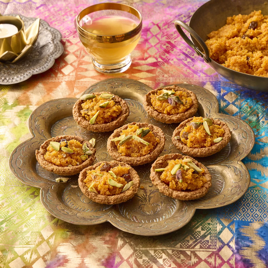 Hero Image Recipe Diwali Carrot Halwa Butternut Snap Tartlets