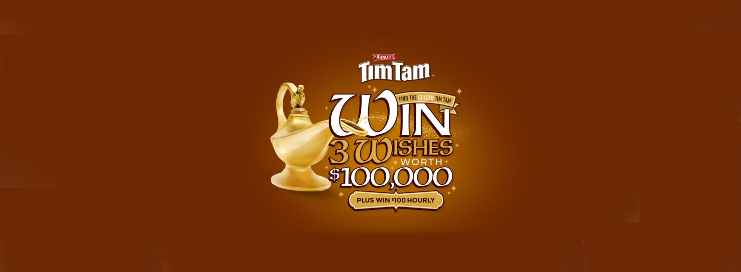 Find the Golden Tim Tam to Win 3 Wishes Worth up to $100k