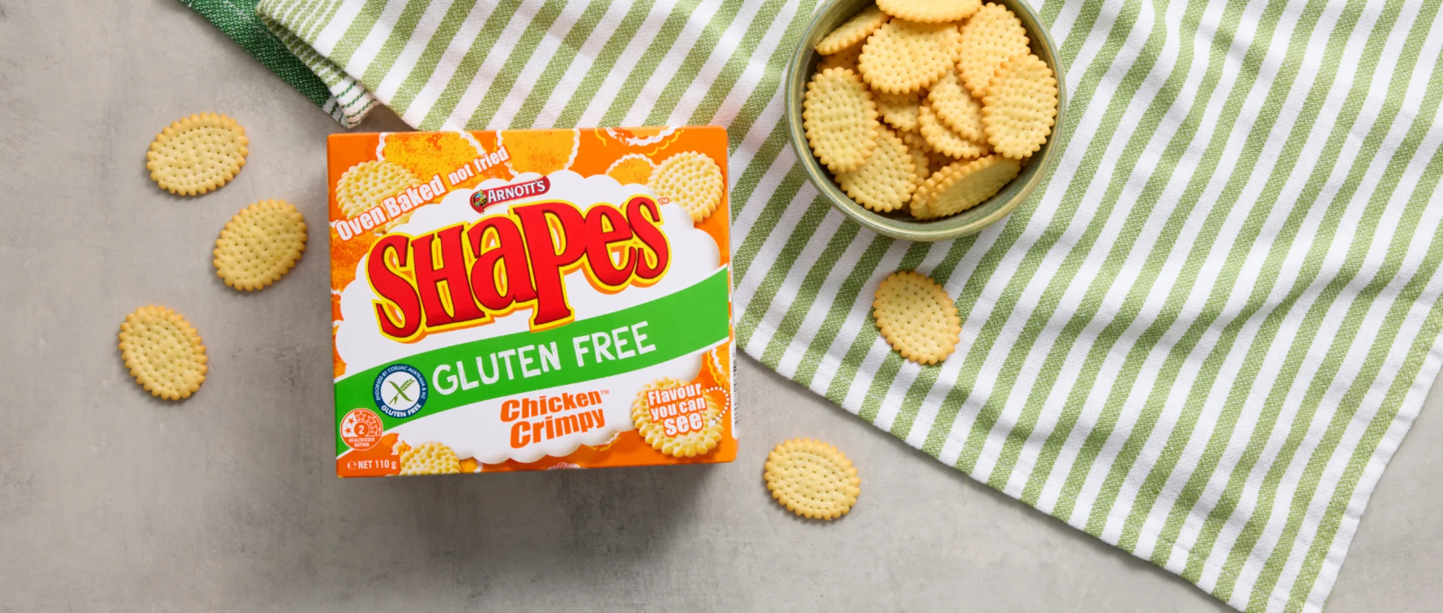 Hero Image Recipe Article - Arnott’s Gluten Free Shapes Chicken Crimpy Social Media Giveaway
