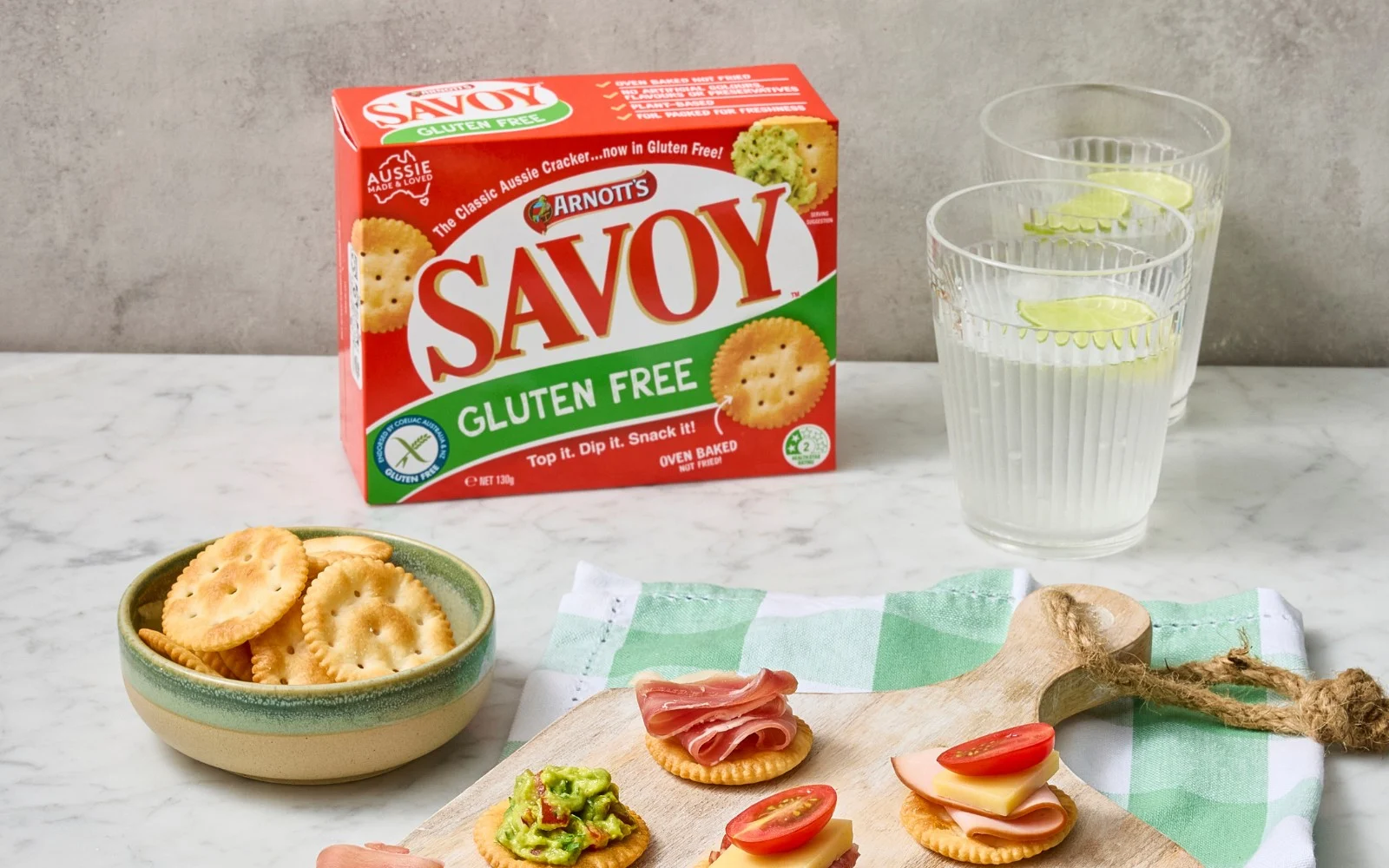 Hero Image Recipe Entertain with Savoy Gluten Free