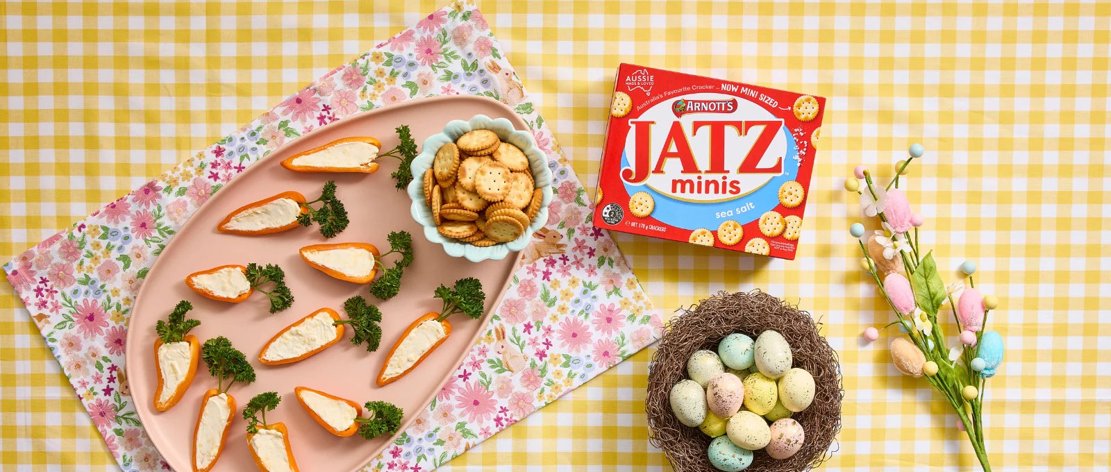 Hero Image Recipe Jatz Mini Easter Boats