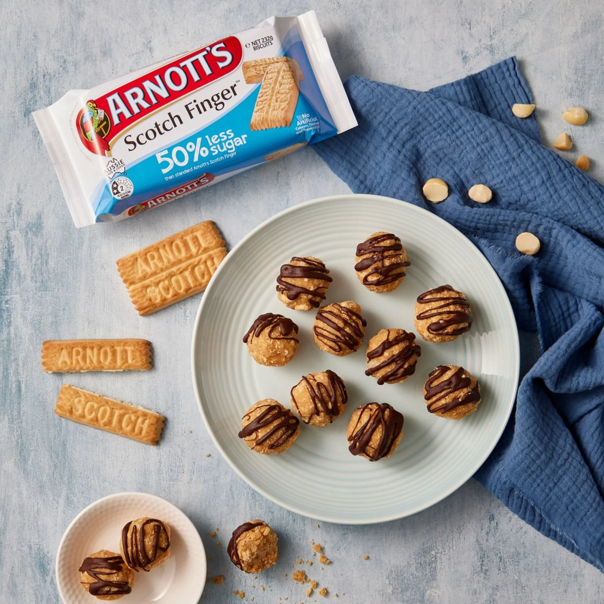 Hero Image Recipe Arnott's Reduced Sugar Scotch Finger Truffles