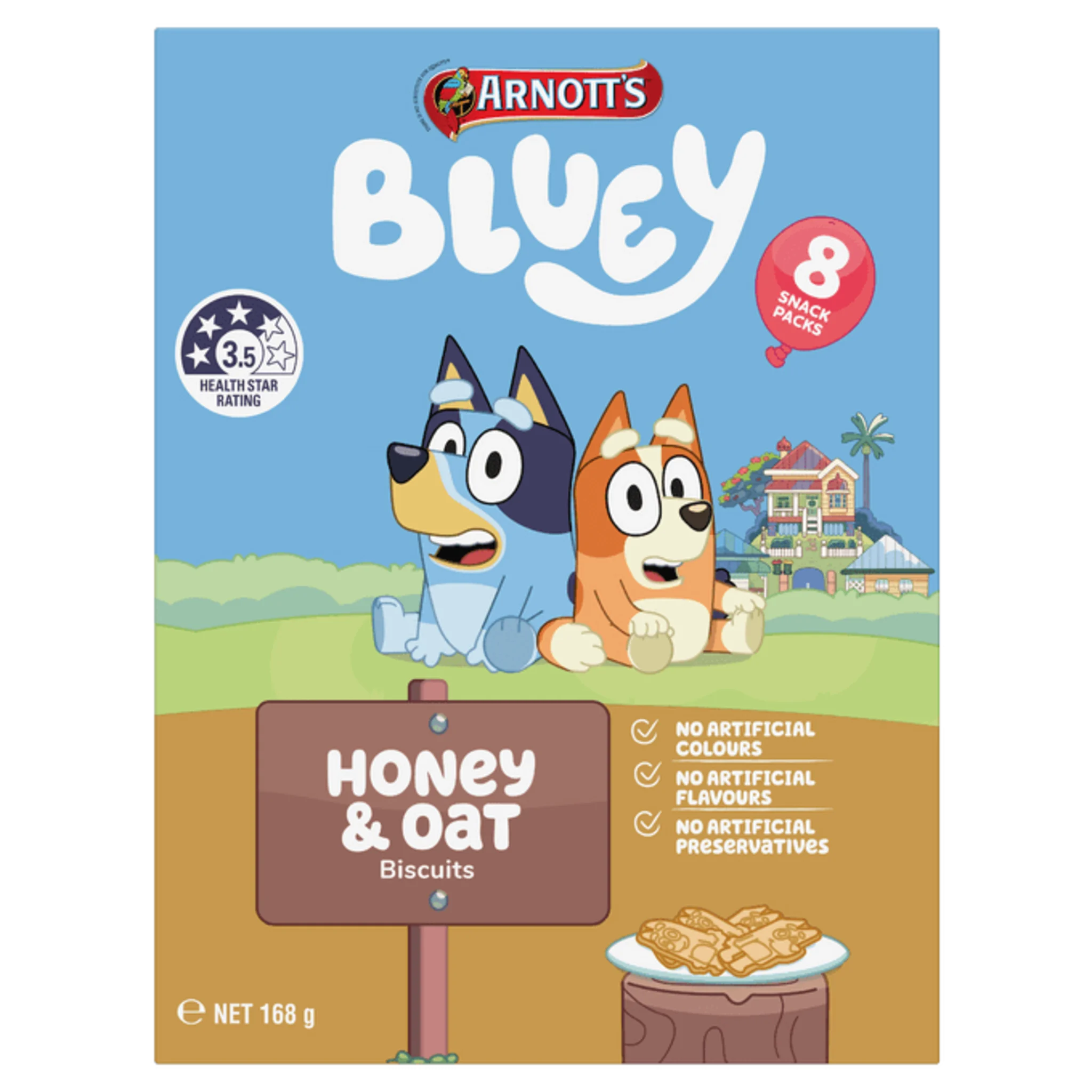 Image pack Bluey Honey & Oat Snack Pack