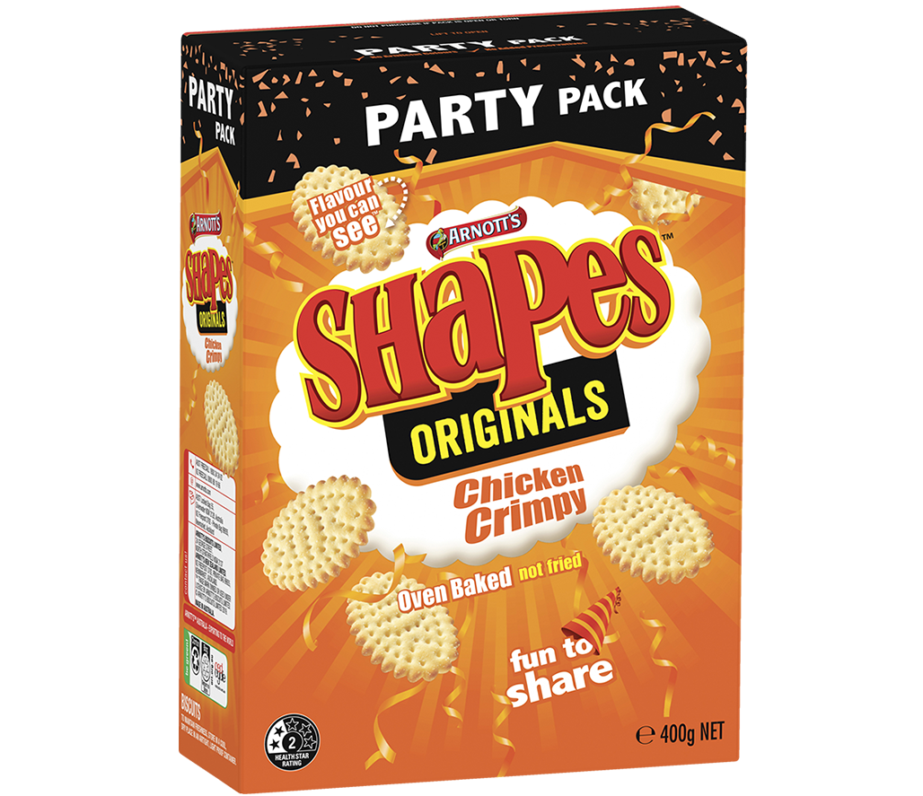 Shapes Original Chicken Crimpy Party Pack