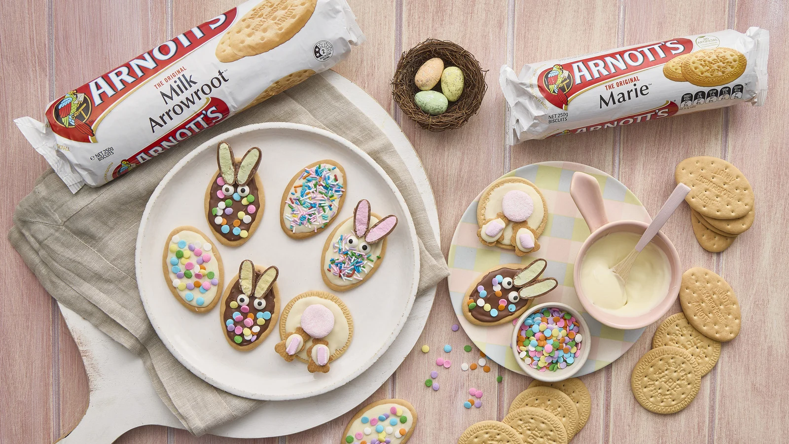 Hero Image Recipe Arnott’s Arrowroot Easter Eggs 