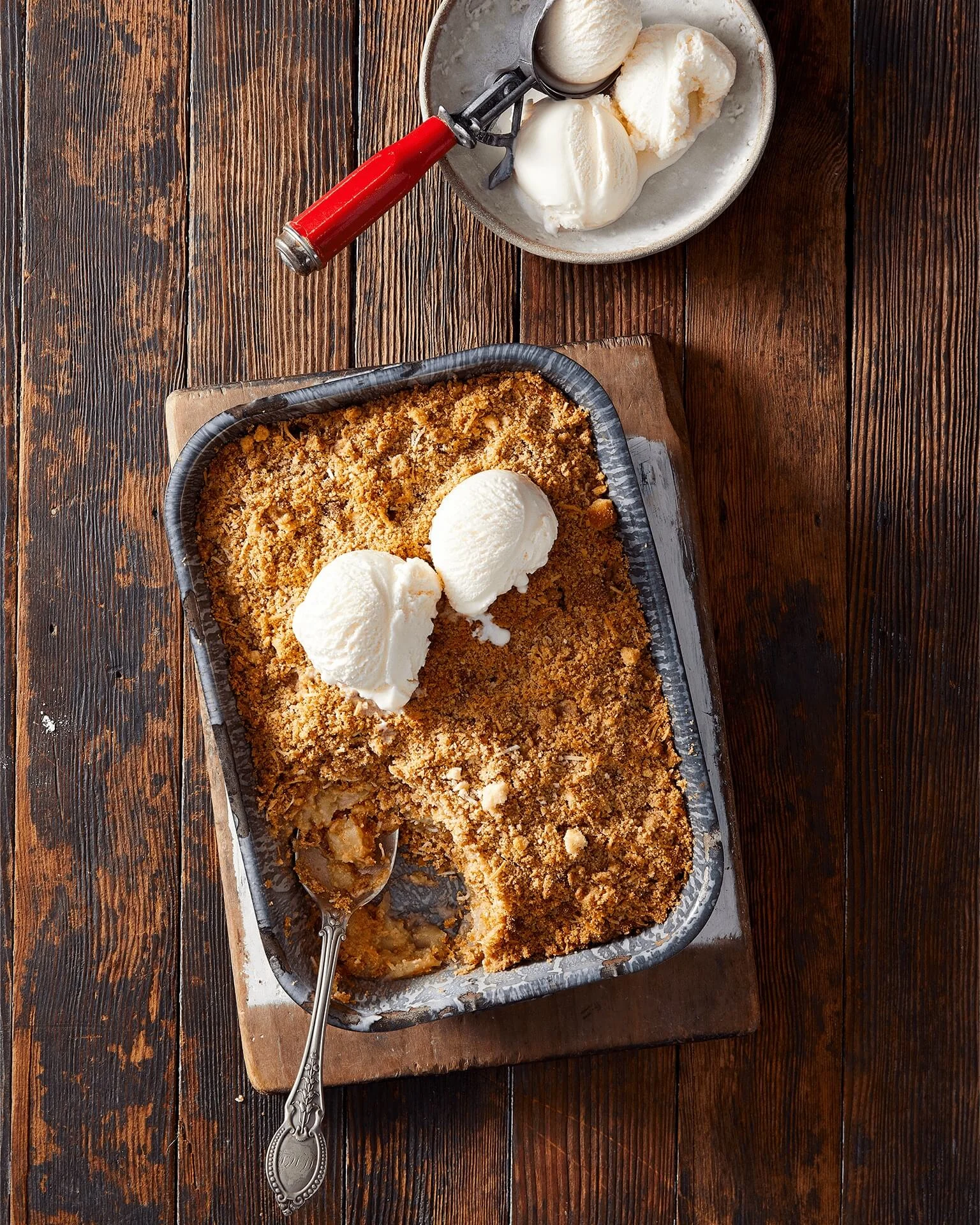 Hero Image Recipe Farmbake Butter Shortbread Apple Crumble