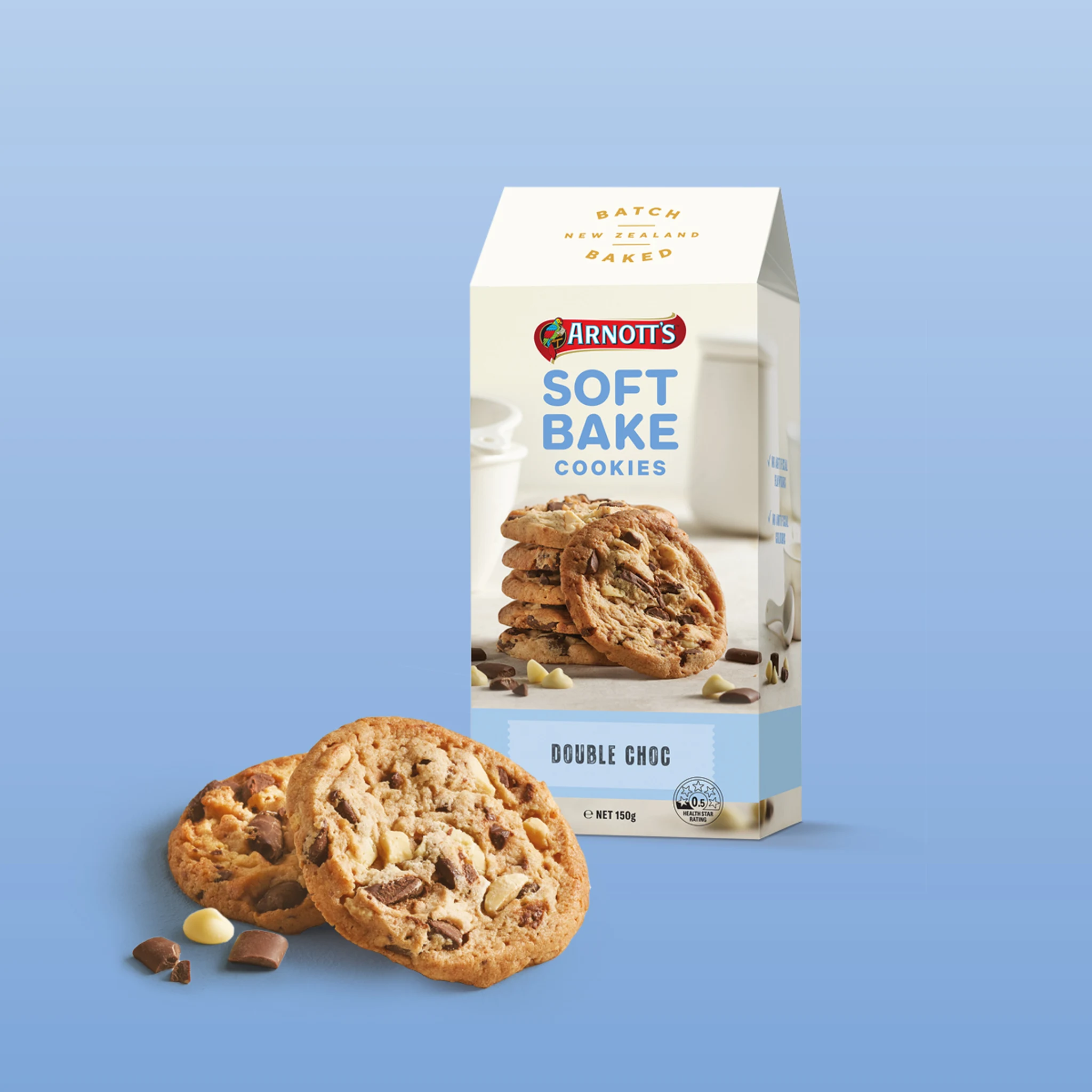 Soft Bake Double Choc Cookies