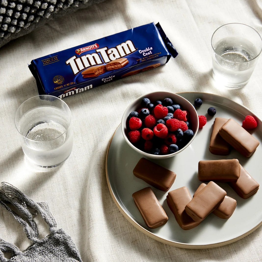 Tim Tam Cookies Arnotts | Tim Tams Chocolate Biscuits | Made in Australia |  Choose Your Flavor (2 Pack) (Double Coat)