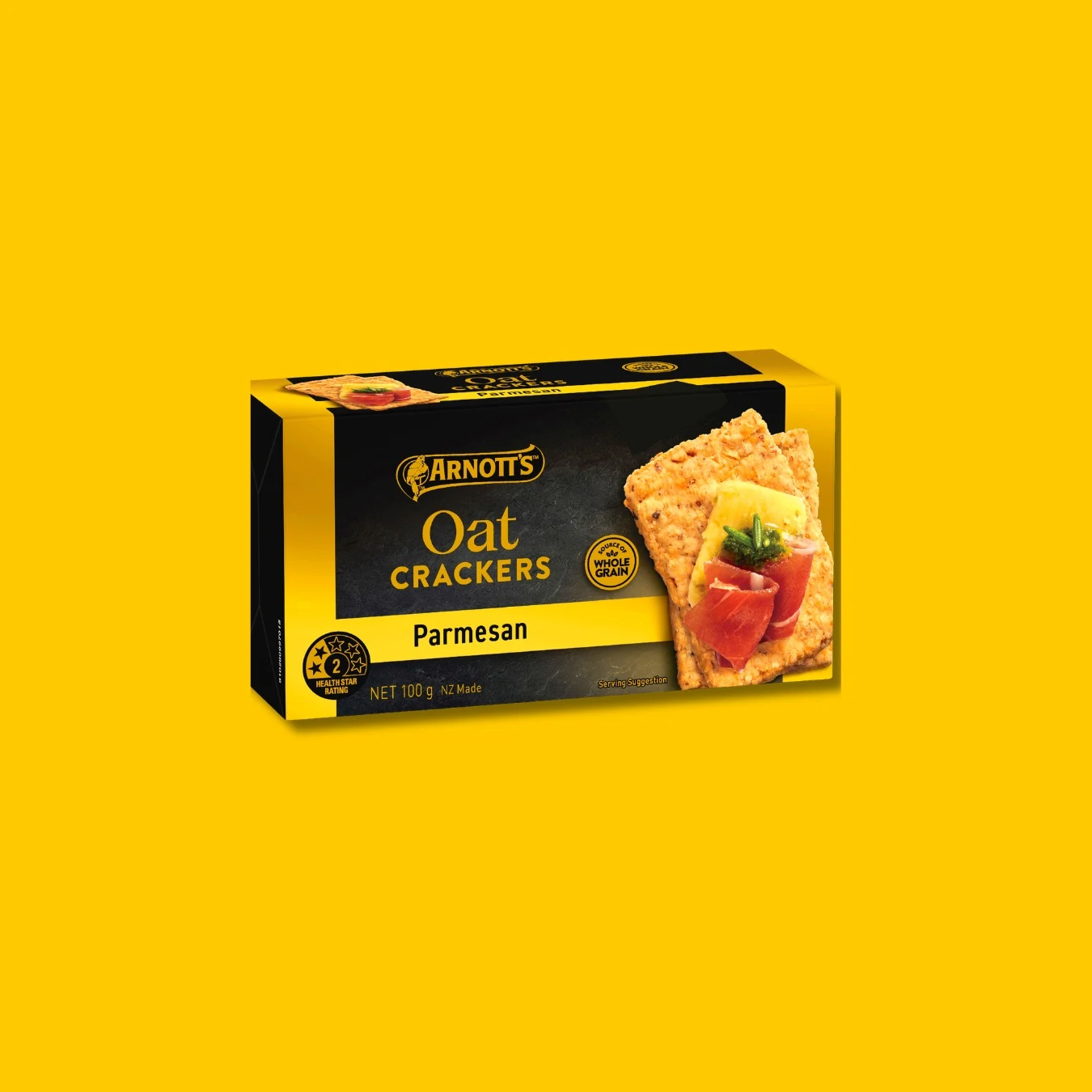 Oat Crackers Parmesan