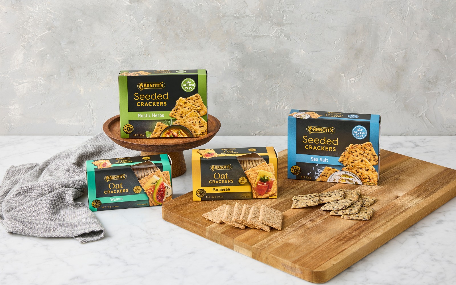 gluten free oat crackers