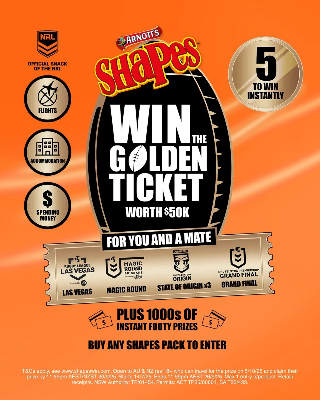 Shapes Footy Consumer Promo 2025