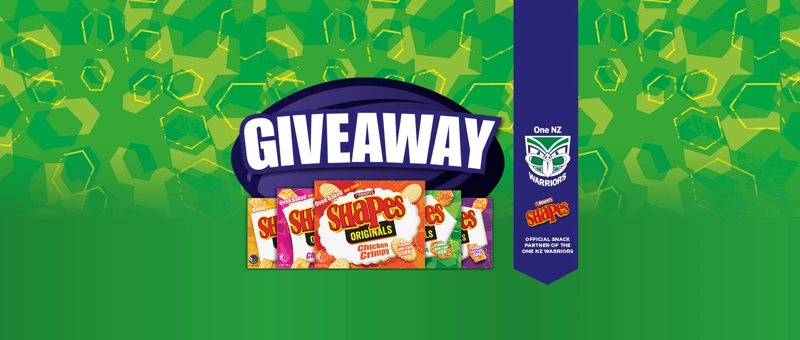 Hero Image Recipe Article - Arnott’s Shapes Season Supply Giveaway