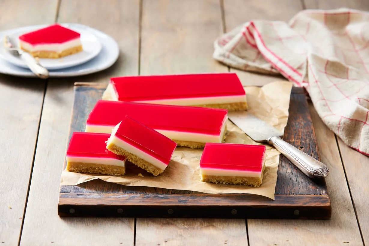 Hero Image Recipe Farmbake Butter Shortbread Jelly Slice