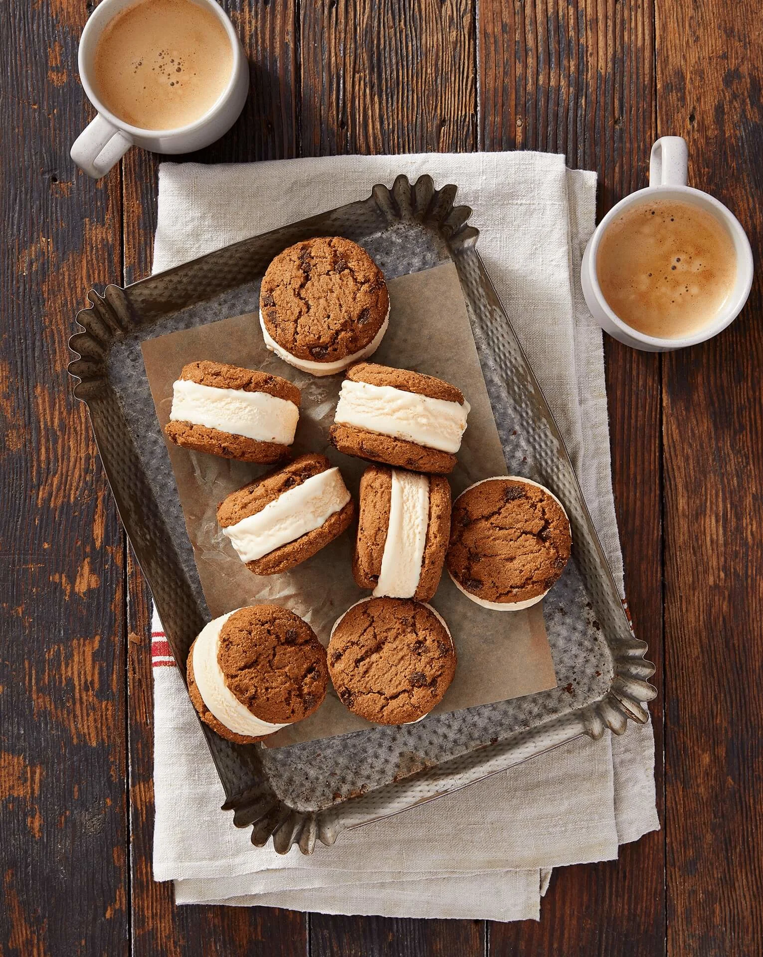 Hero Image Recipe Farmbake Chocolate Chip Fudge Ice Cream Sandwiches