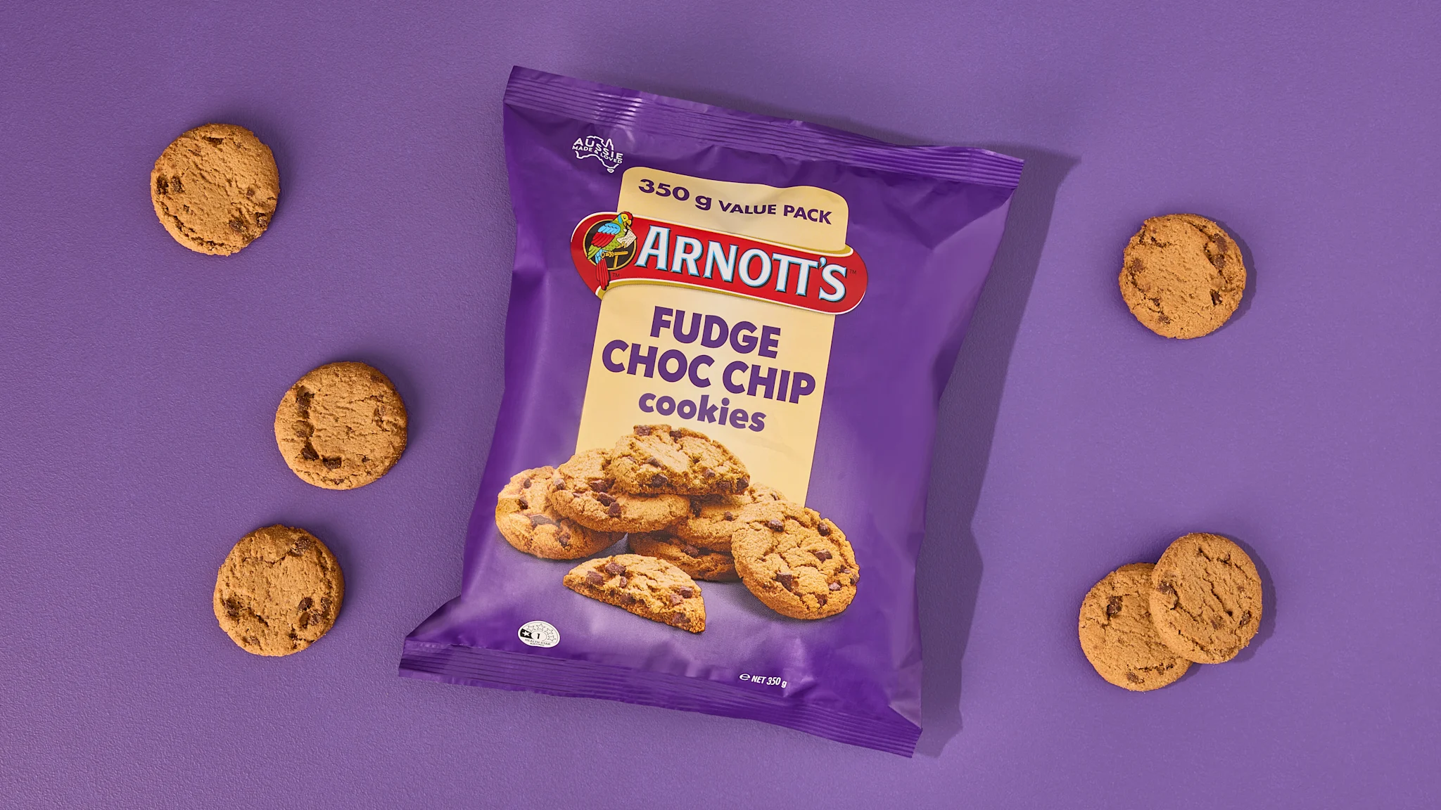 Hero Image Recipe Fudge Choc Chip Cookies Value Pack