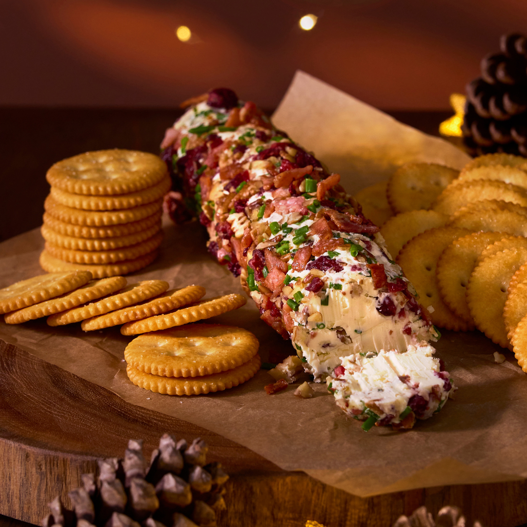 Thumbnail image of the Festive Clix cream cheese Log recipe