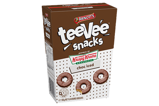 teeVee snacks Arnott's x Krispy Kreme Choc Iced