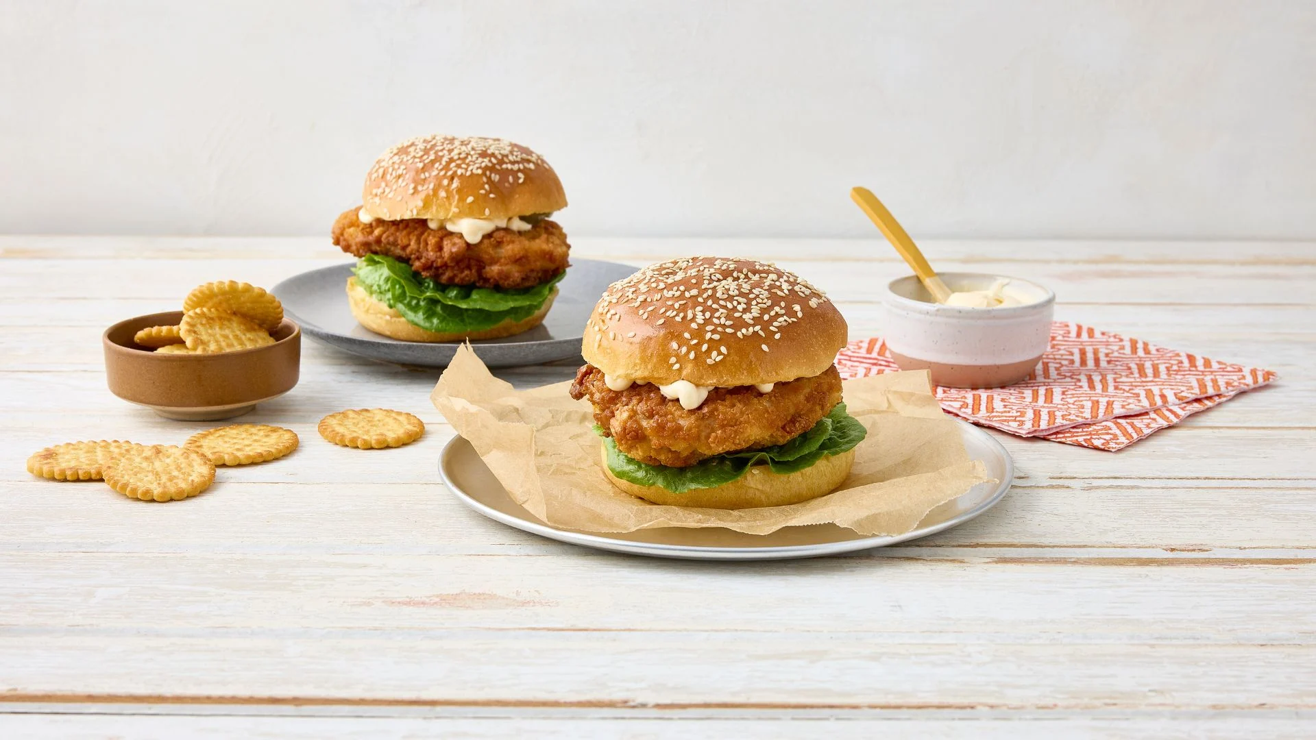 Hero Image Recipe Arnott's Chicken Crimpy Burger 
