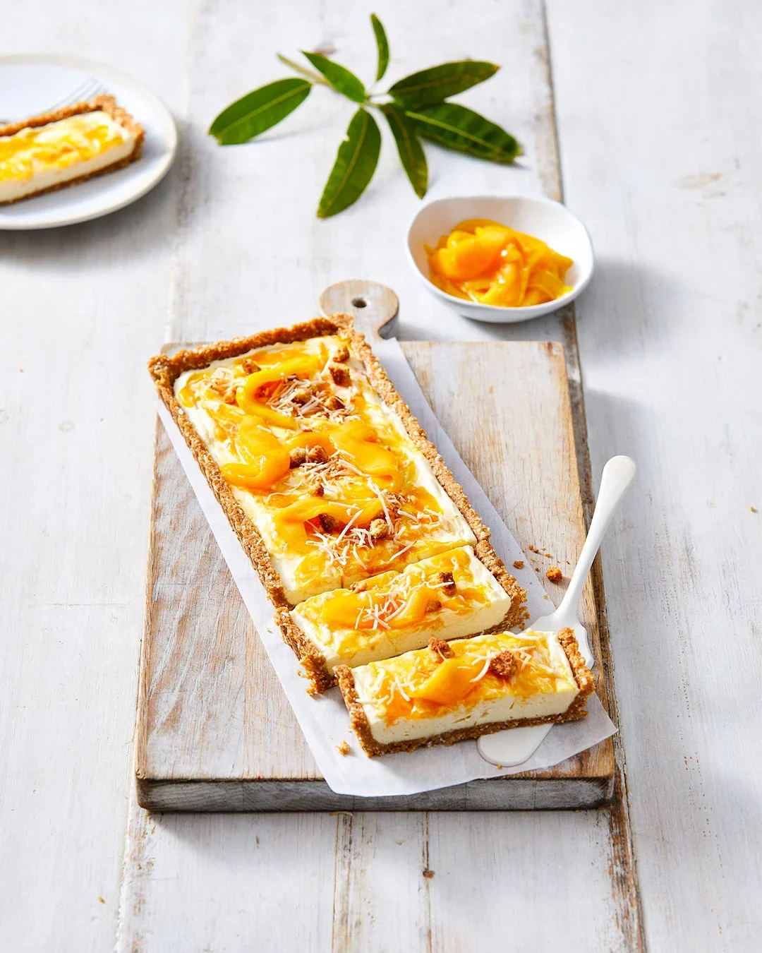 Hero Image Recipe Arnott's Butternut Snap Mango Cheesecake