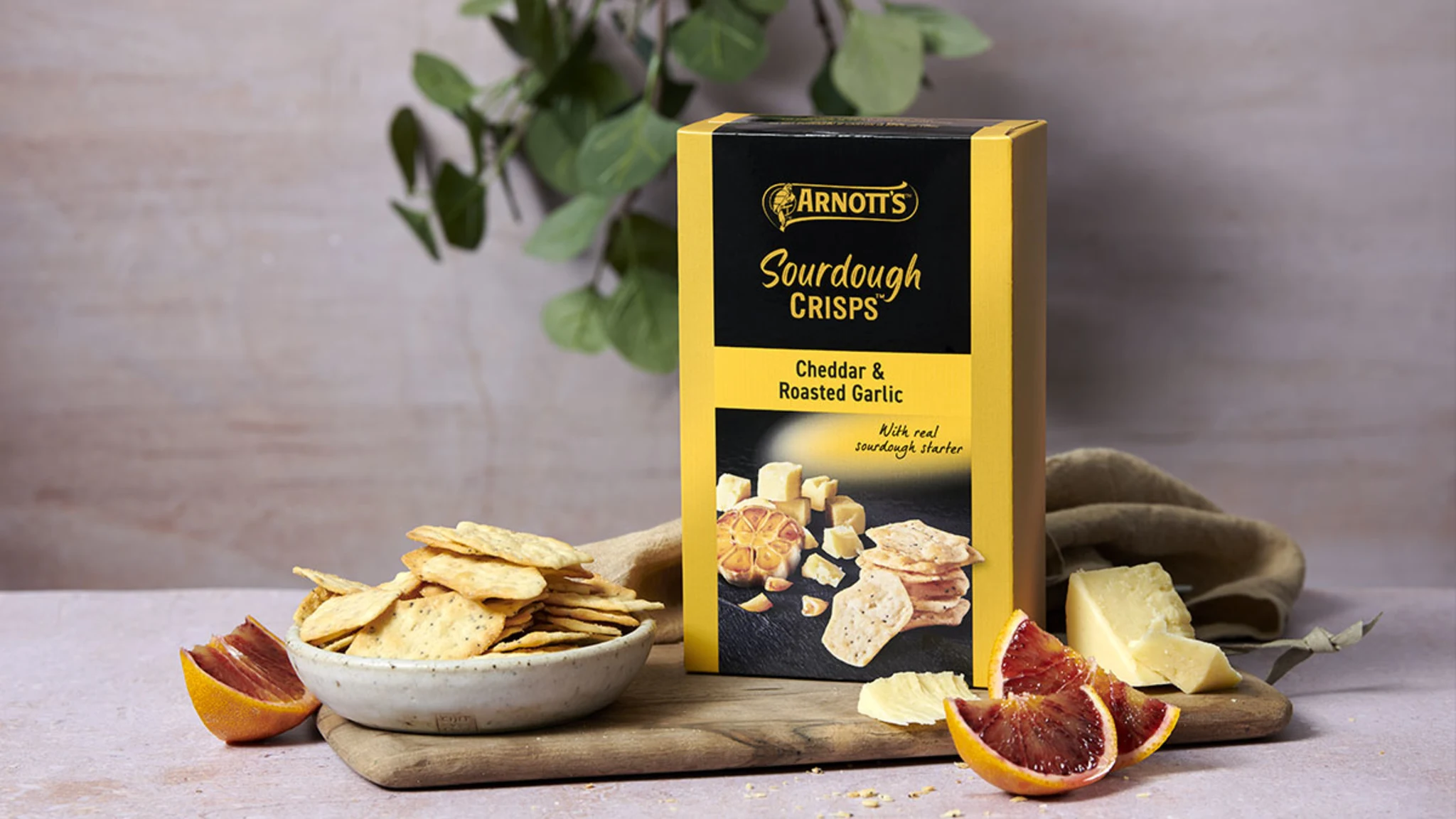 Cheddar & Roasted Garlic