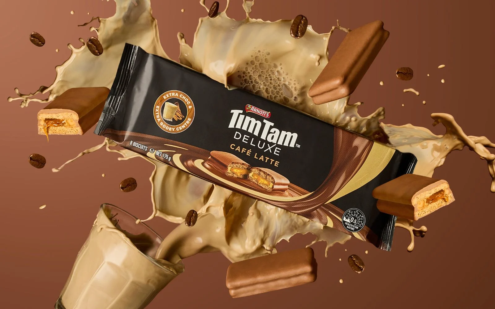 Calling all coffee lovers! Introducing NEW Tim Tam Deluxe Café Latte
