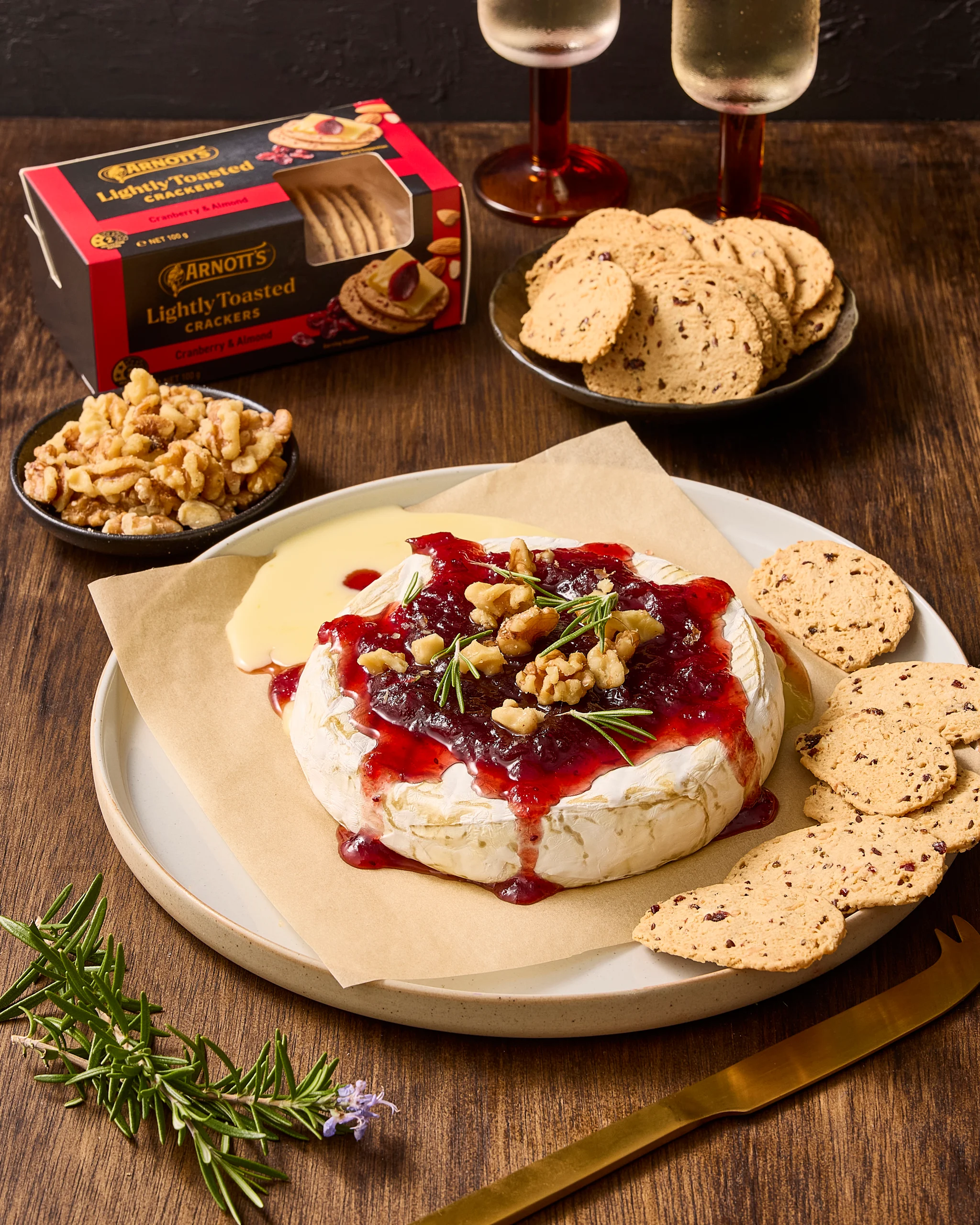 Baked Cranberry Brie