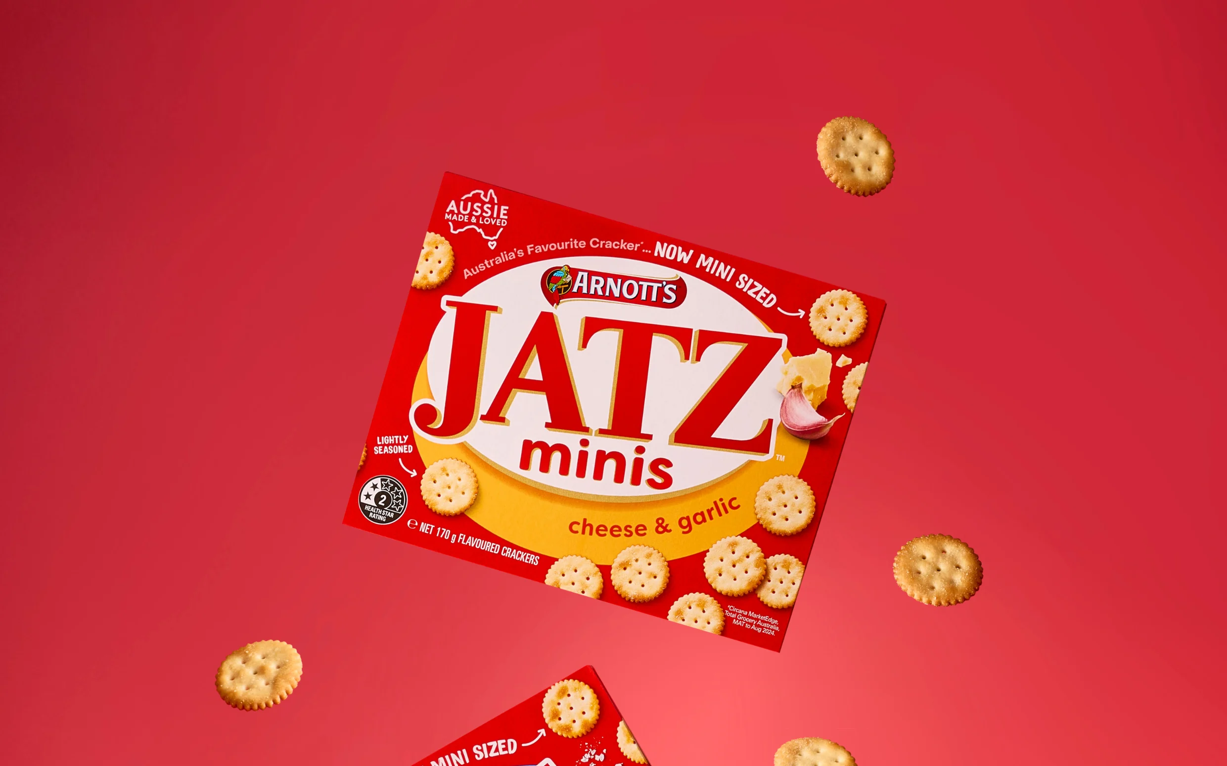 Hero Image Recipe NEW Jatz Minis Cheese & Garlic