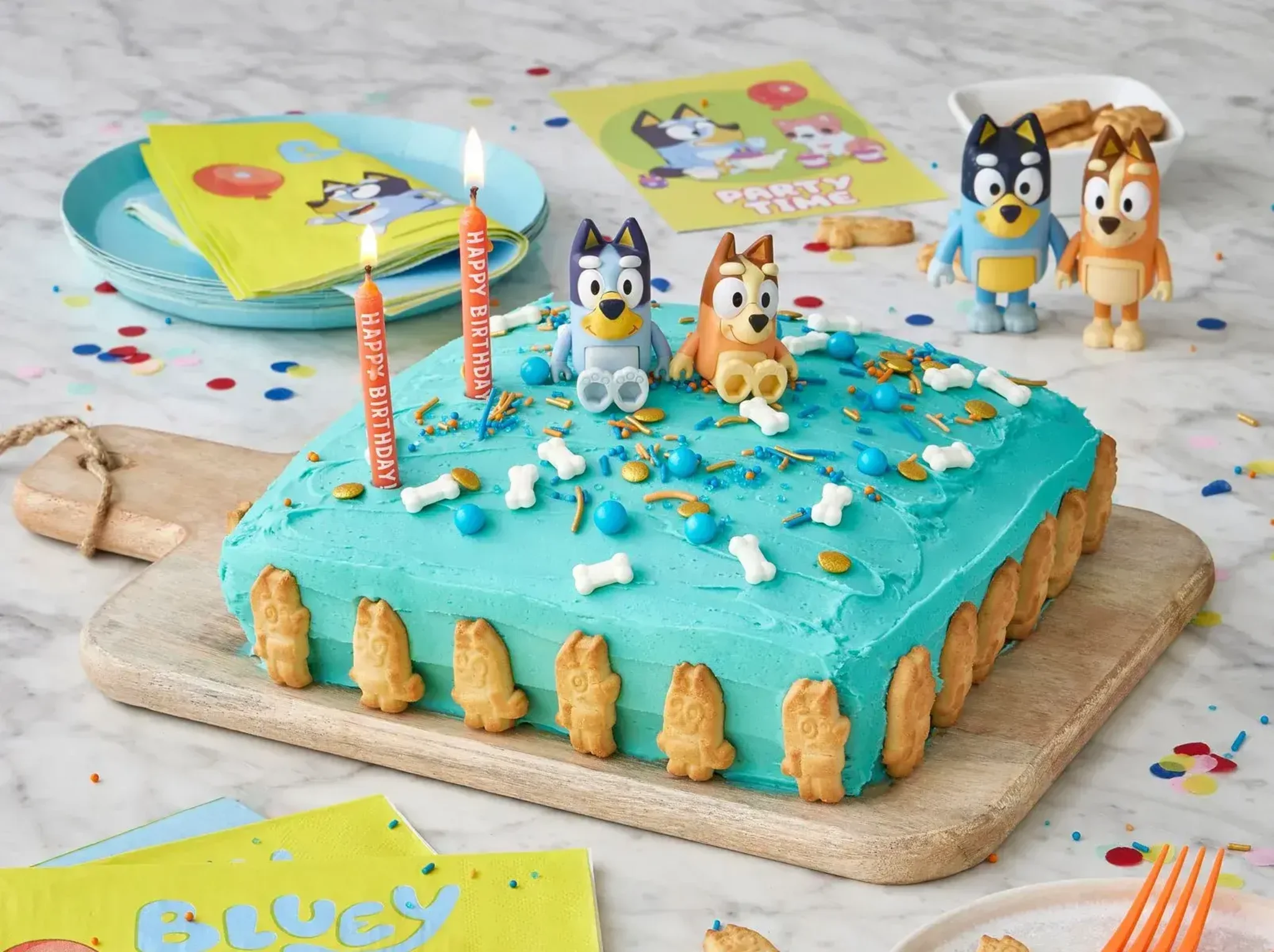 Hero Image Recipe Arnott's Bluey Banana Birthday Cake