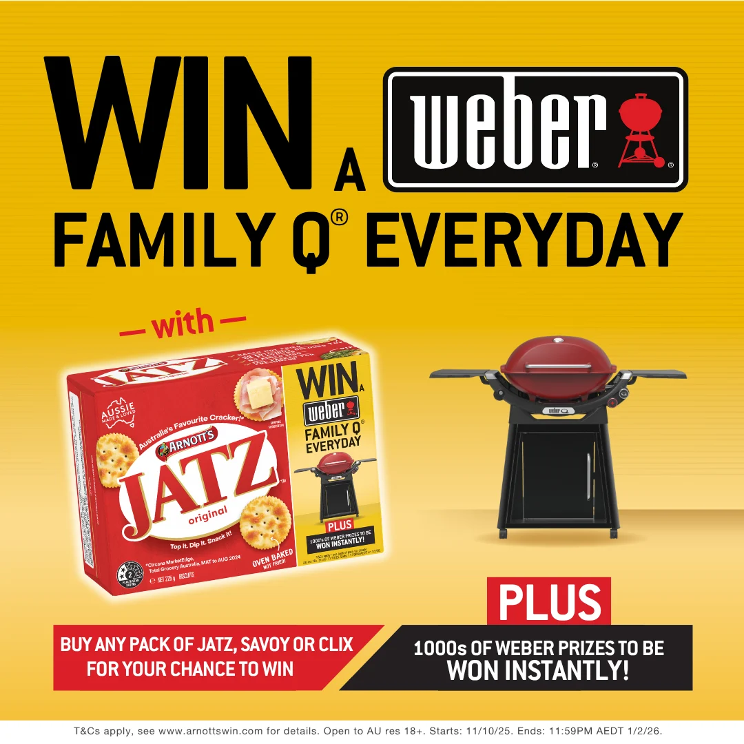 Win a Weber Family Q Everyday!