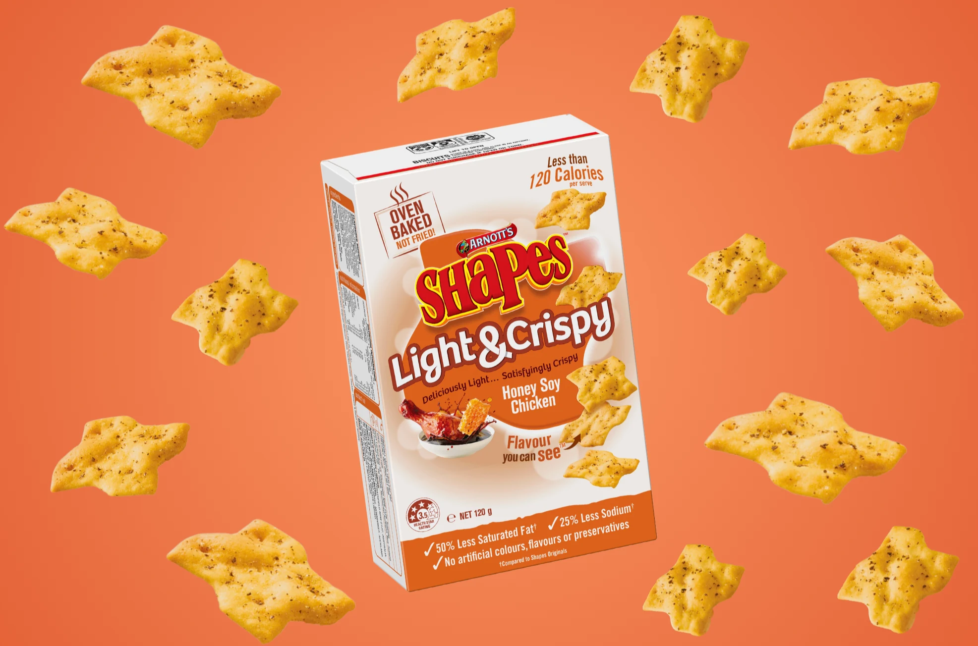 Shapes Light & Crispy Honey Soy Chicken