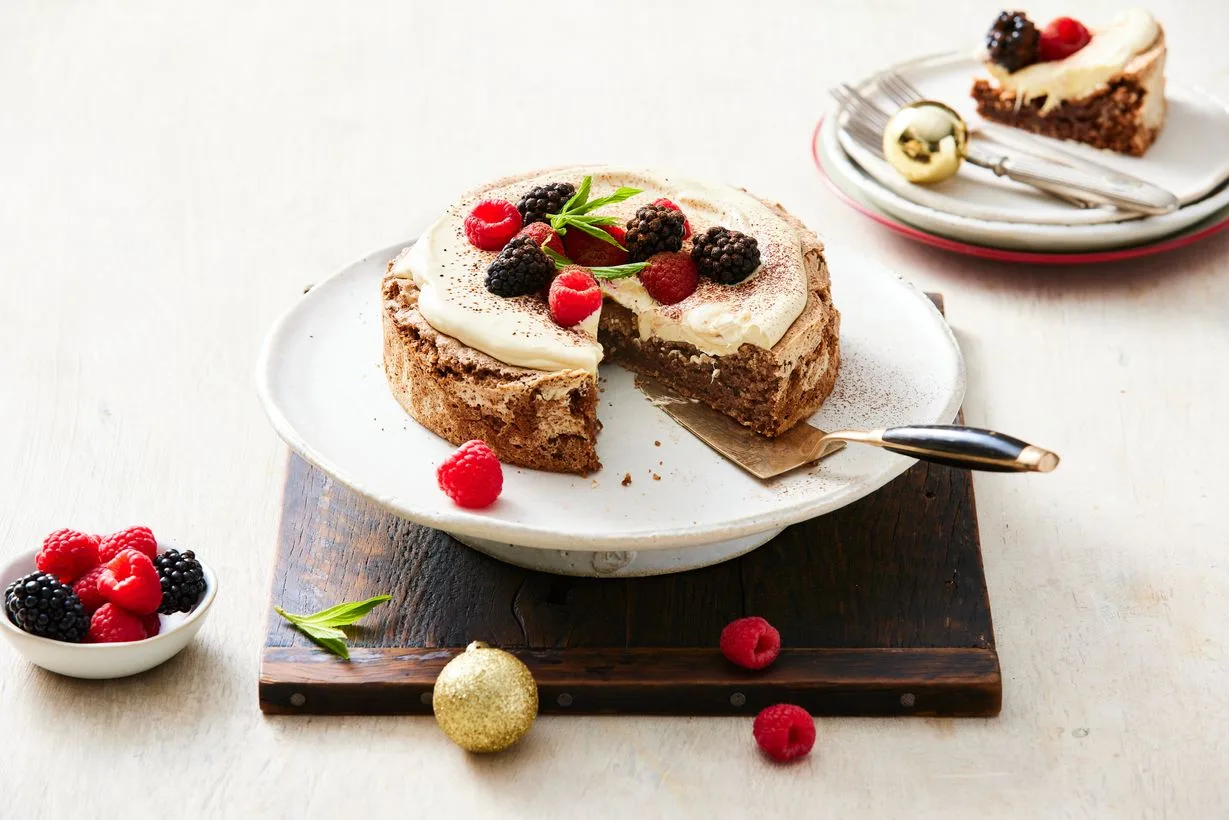 Hero Image Recipe Farmbake Triple Choc Macaroon Cake