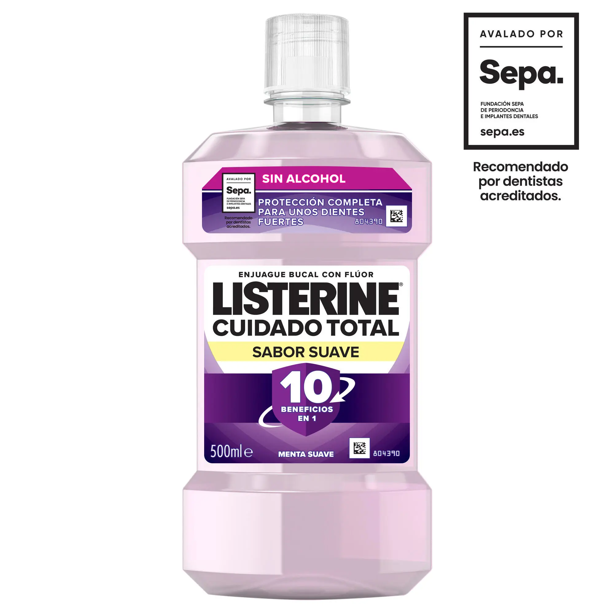 Enjuague Bucal LISTERINE® Cuidado Total Sabor Suave - Image 1 - Listerine - es-ES