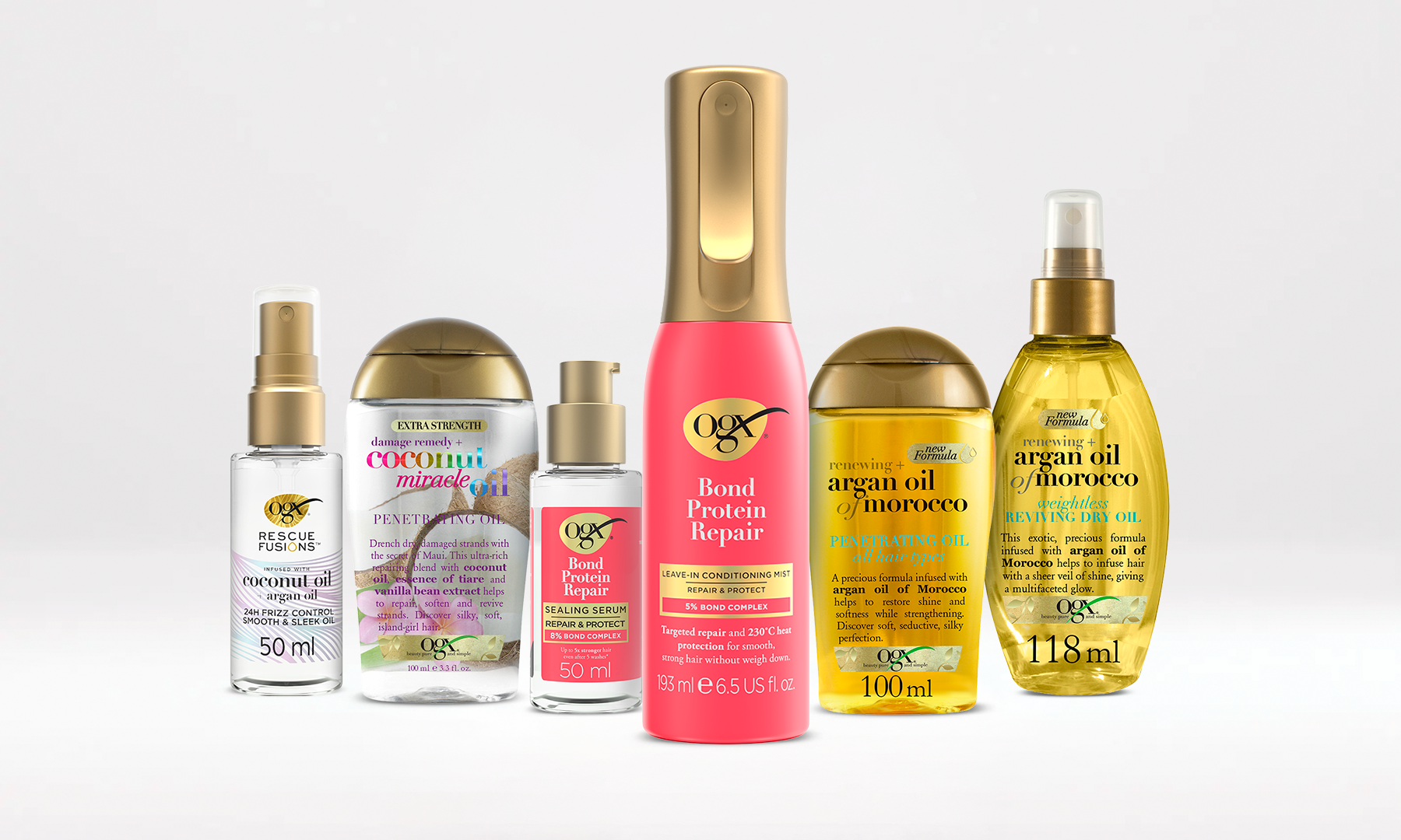 Bodega de productos para tratamientos OGX