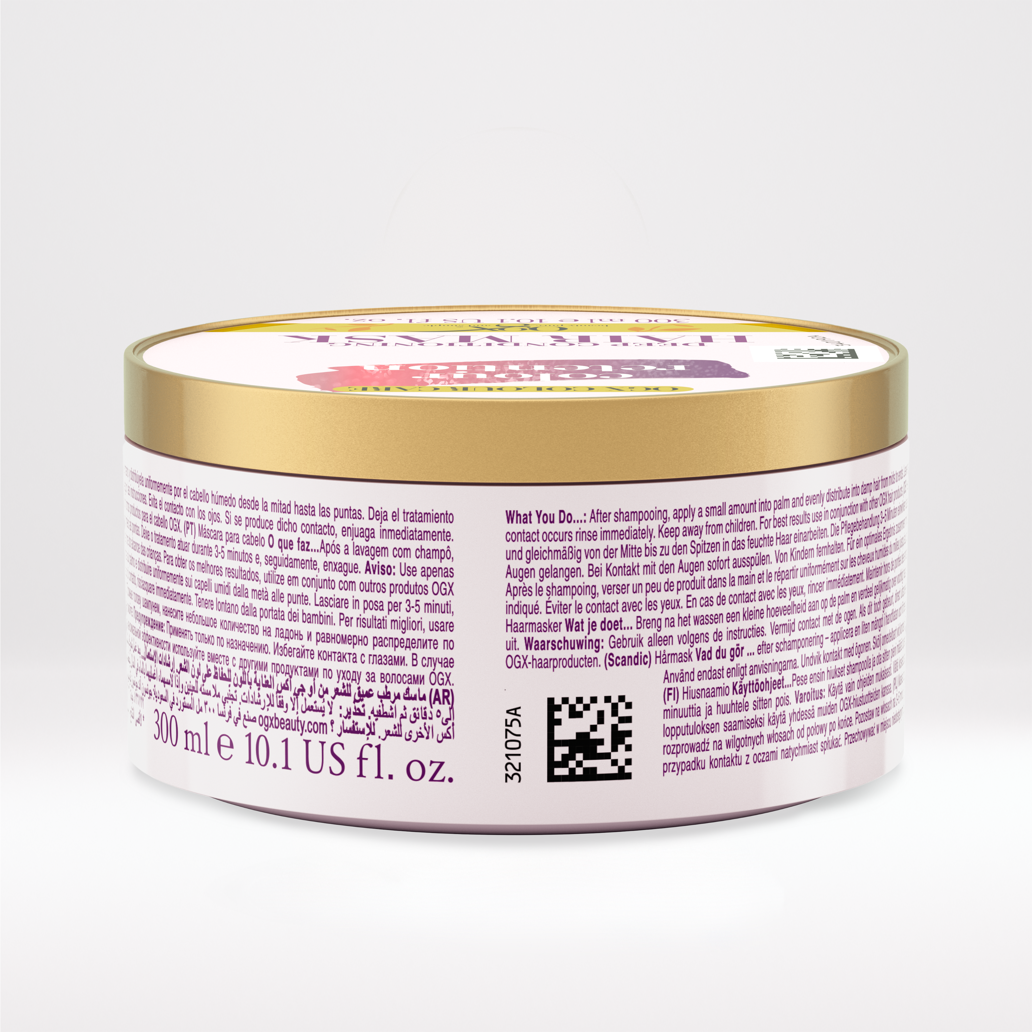 Mascarilla OGX Color Retention beneficios producto OGX