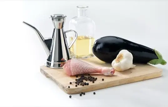 Ensalada de berenjena para adultos