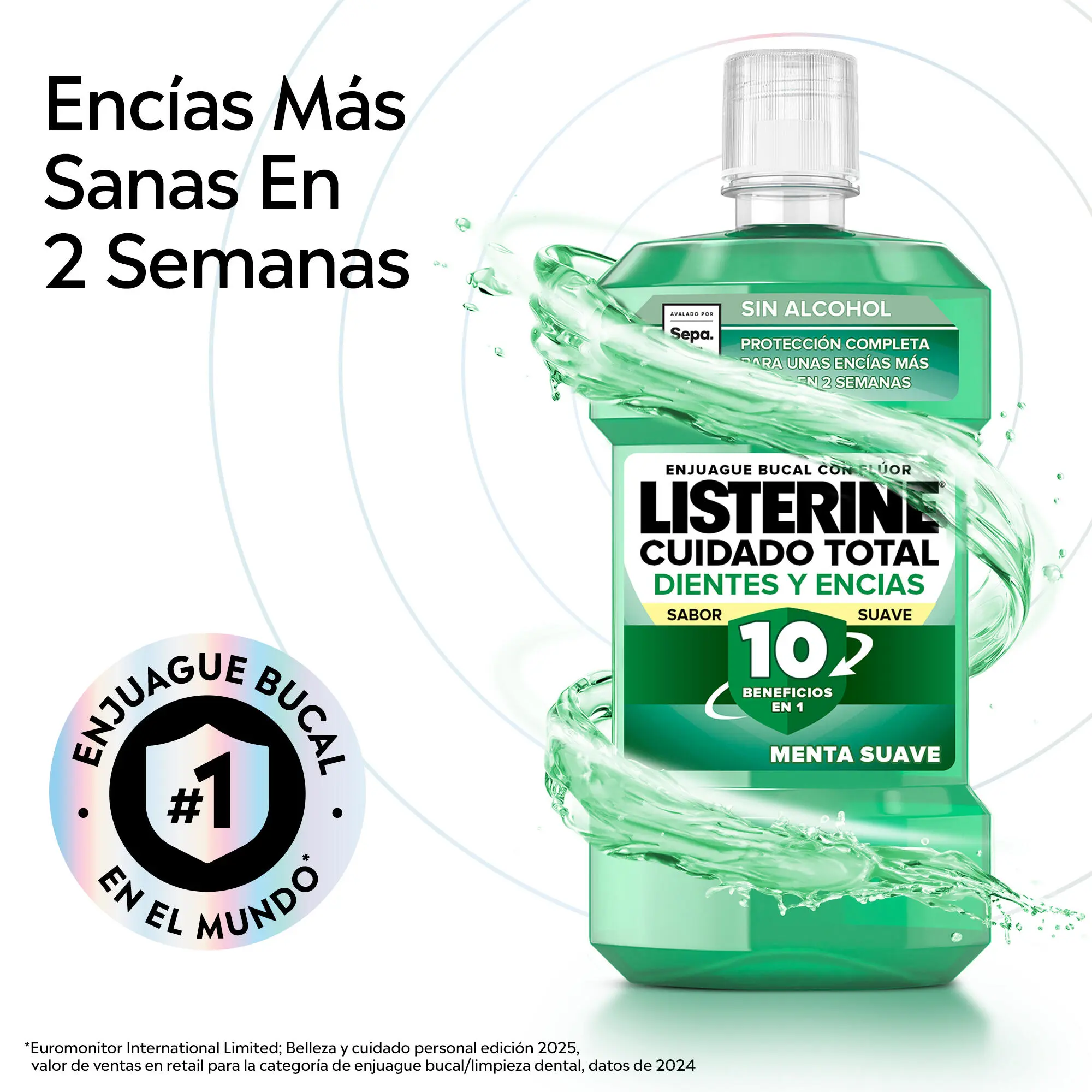Enjuague Bucal LISTERINE® Protección Dientes Y Encías Sabor Suave - Image 2 - Listerine - es-ES
