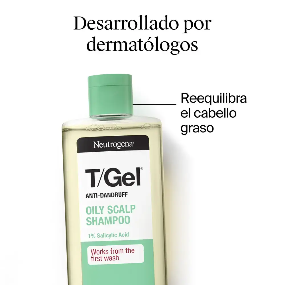 T/Gel® Champú Anticaspa Cabello Graso
