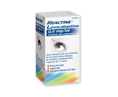 REACTINE® Levocabastina 0.5mg/ml colirio en suspensión