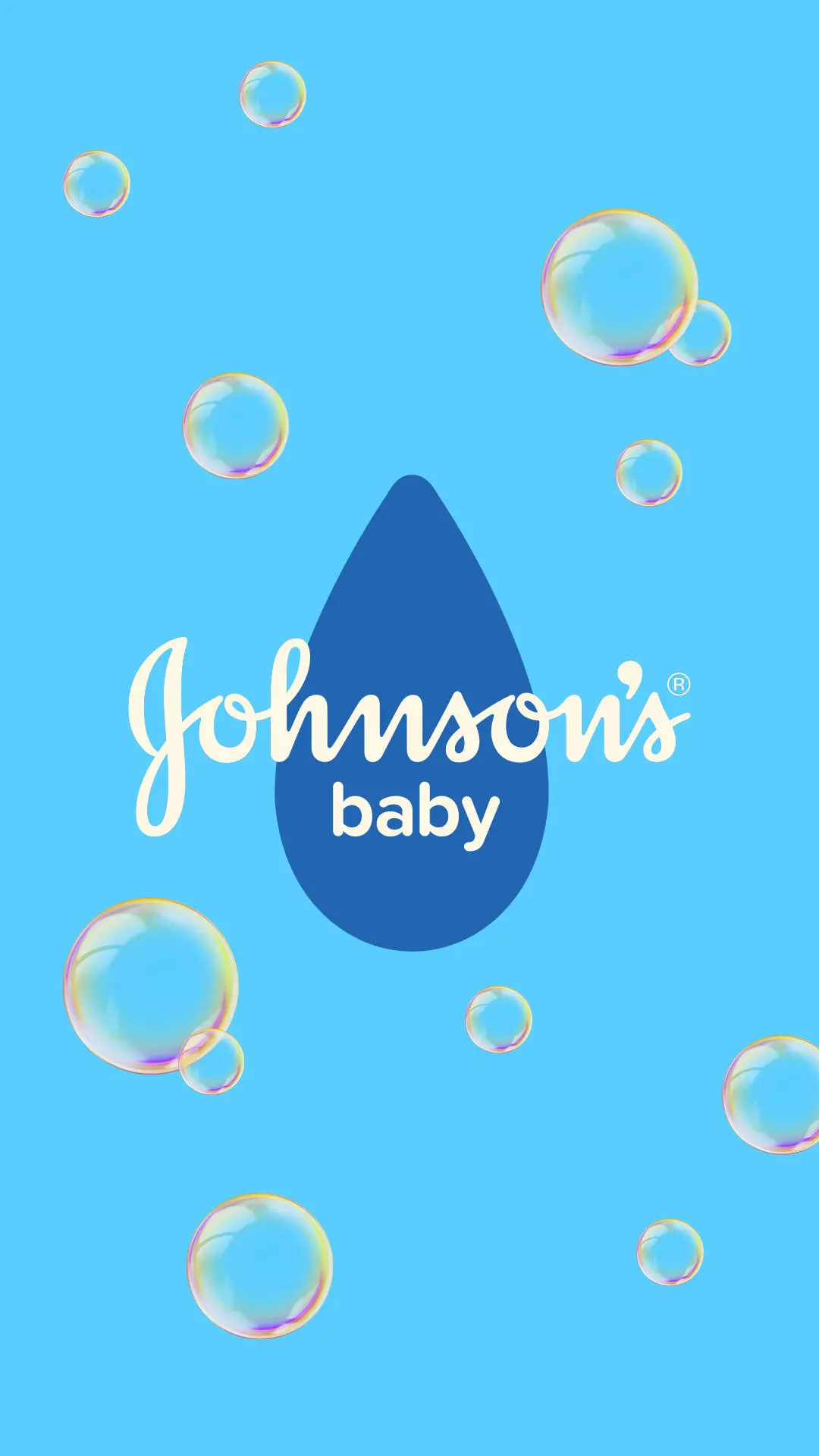 Johnson's® baby teardrop logo