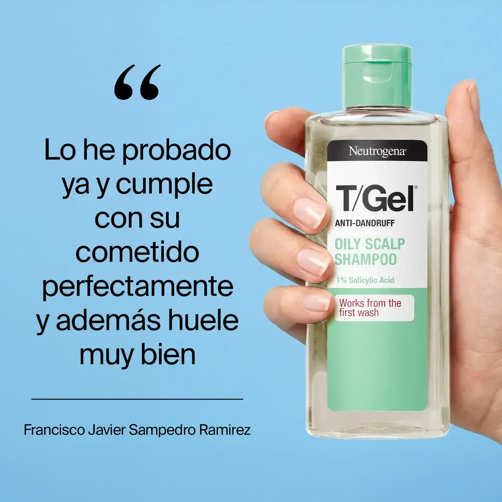 T/Gel® Champú Anticaspa Cabello Graso
