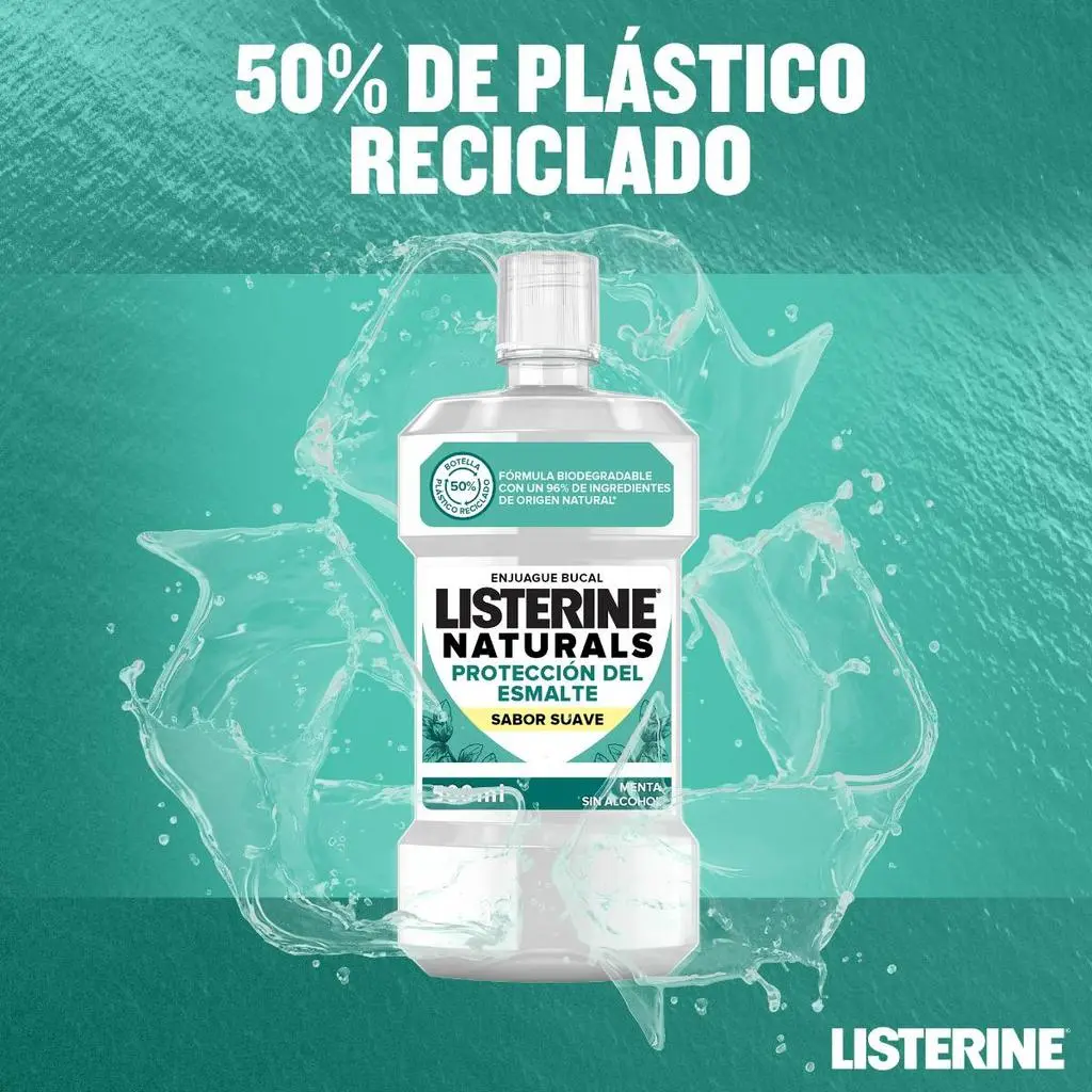 Enjuague Bucal LISTERINE® Naturals Protección Del Esmalte Sabor Suave - Image 5 - Listerine - es-ES