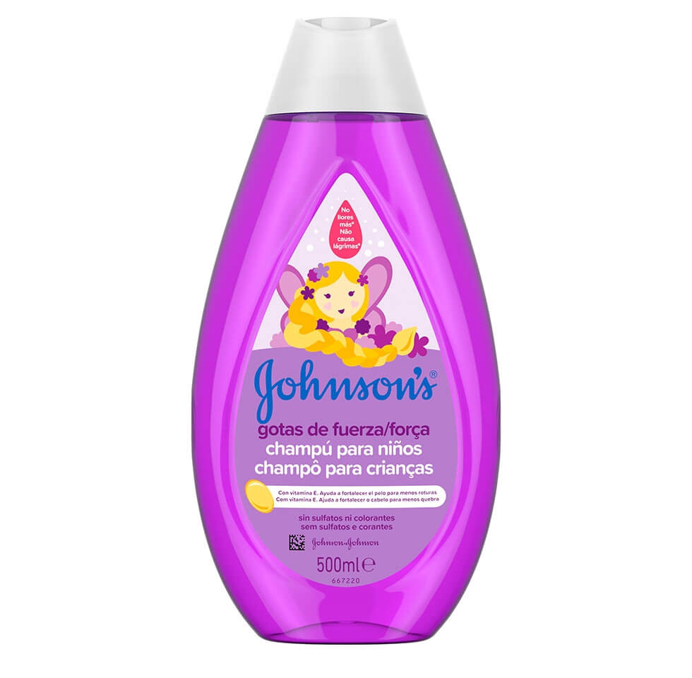 JOHNSON’S® Gotas de Fuerza Champú para Niños