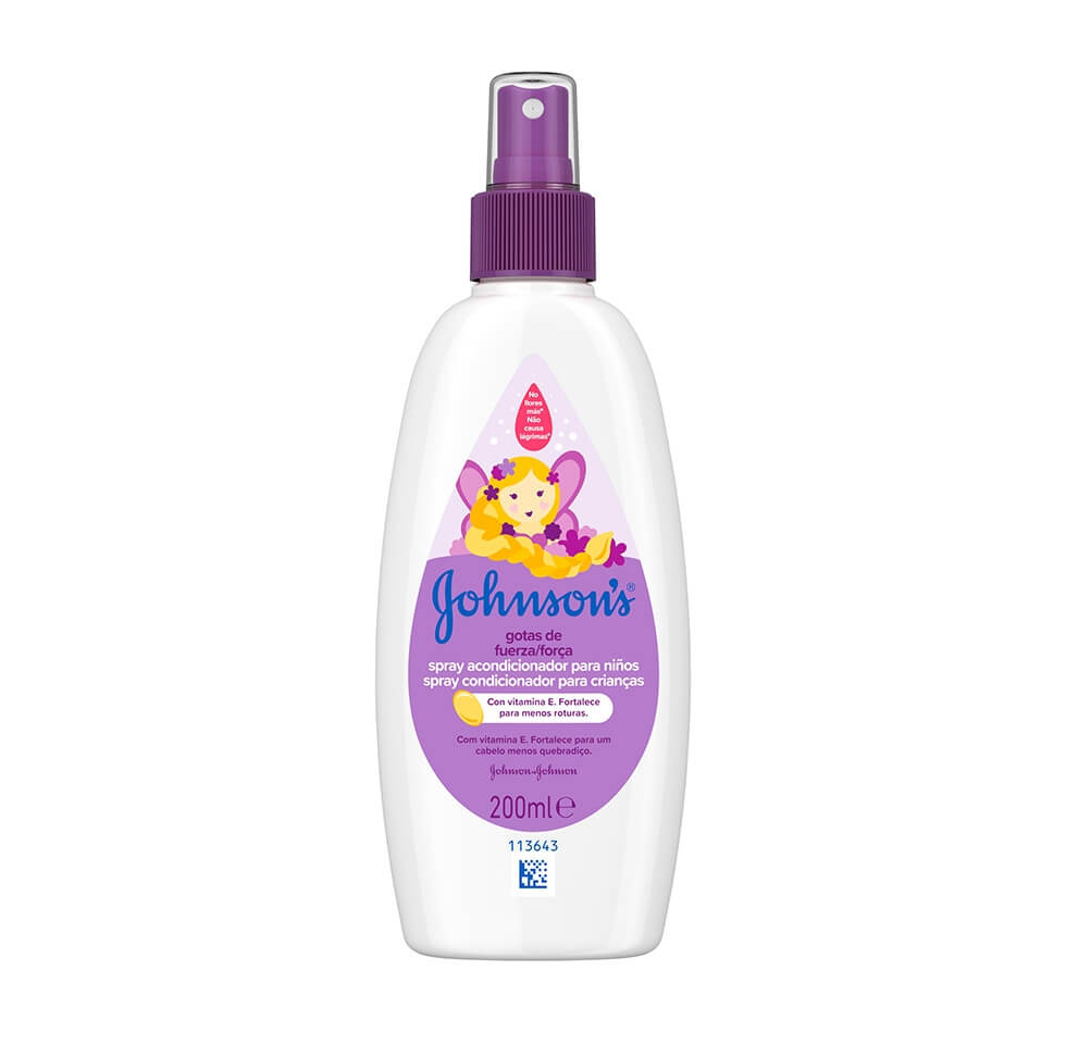 JOHNSON’S® Gotas de Fuerza Acondicionador en Spray para Niños