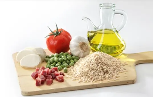 Arroz con verduras para niños