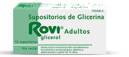 Supositorios de glicerina Rovi para adultos