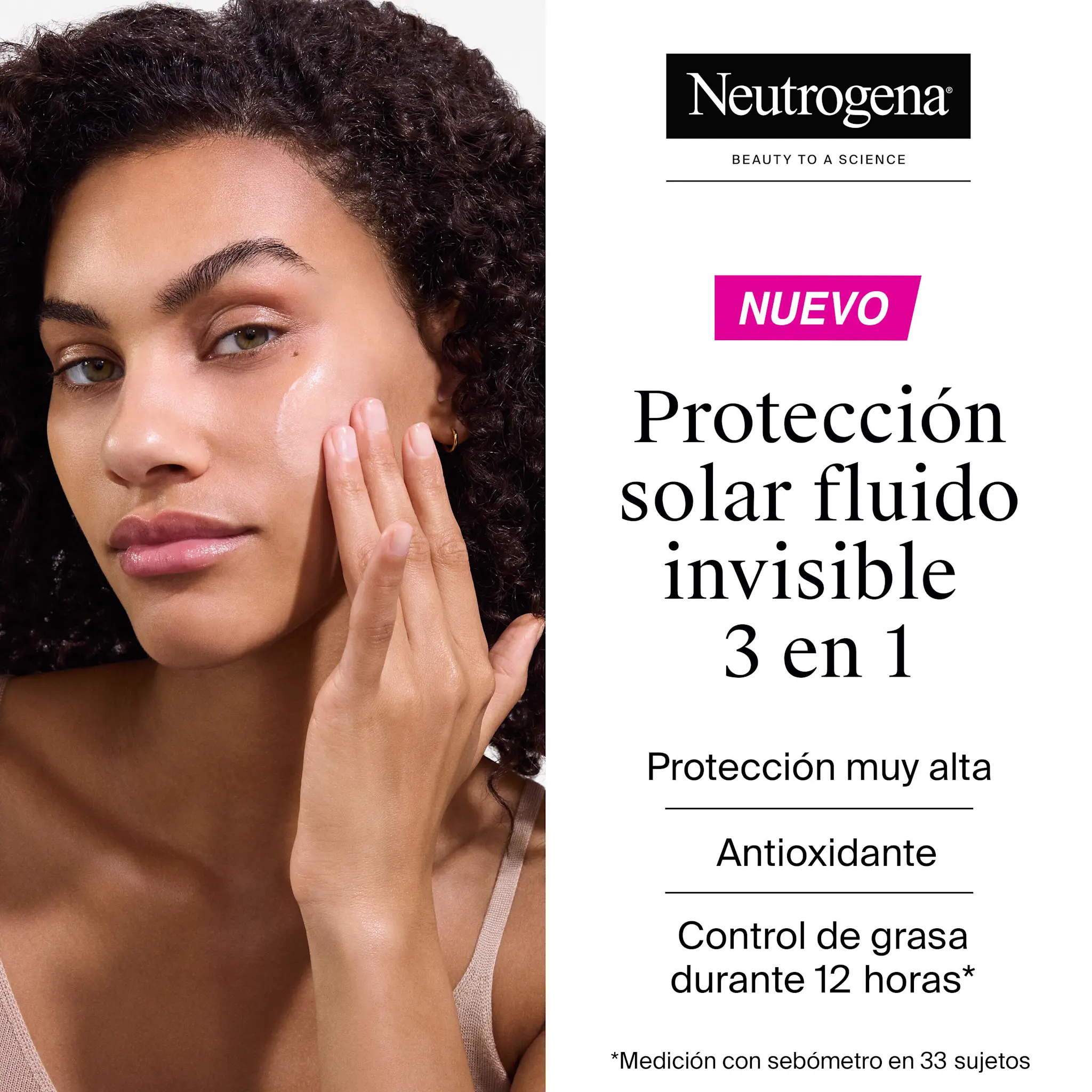 Fluido Solar Facial SPF 50+ Control de Grasa Ultra Sheer® | Neutrogena®