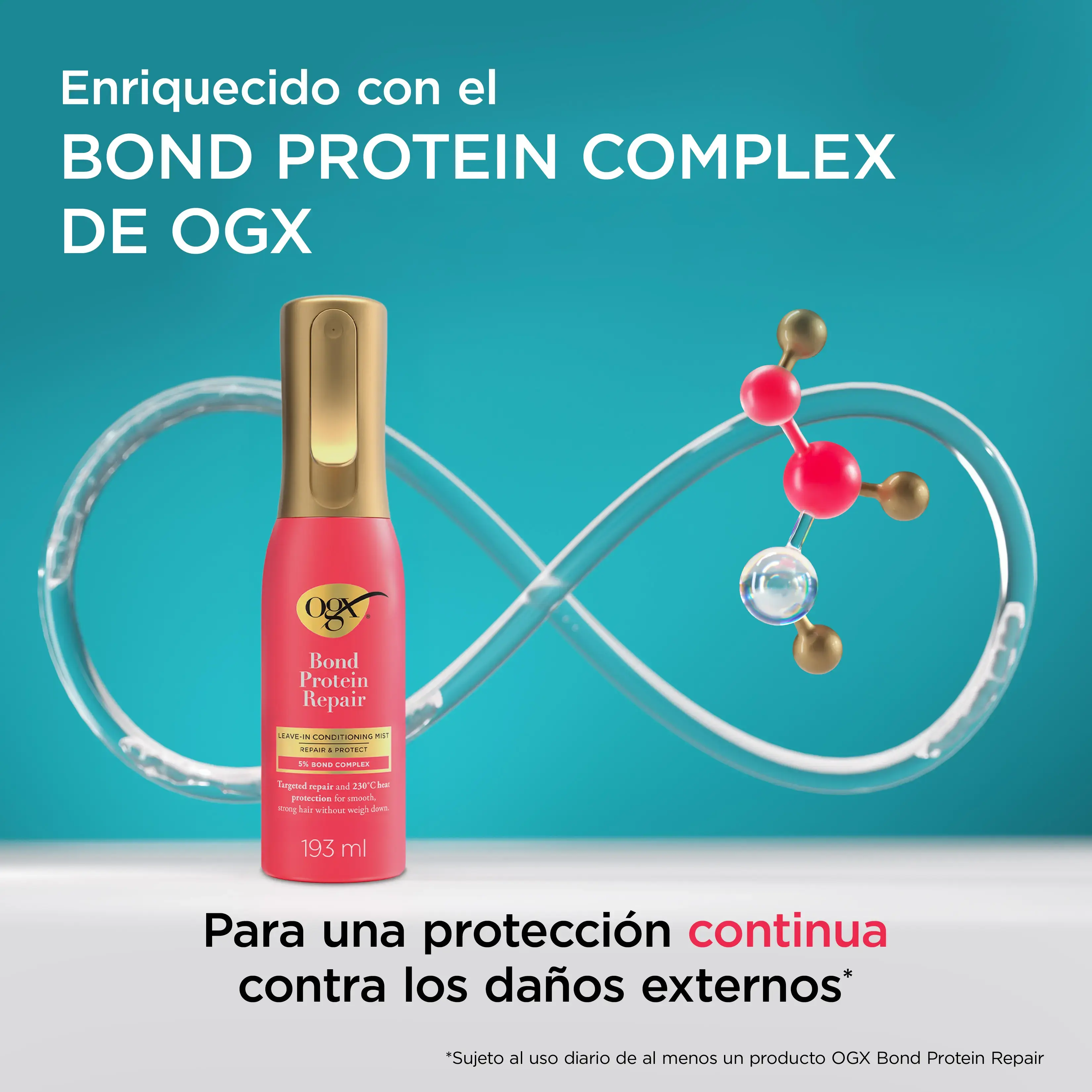 Spray protector y acondicionador OGX® Bond Protein Repair