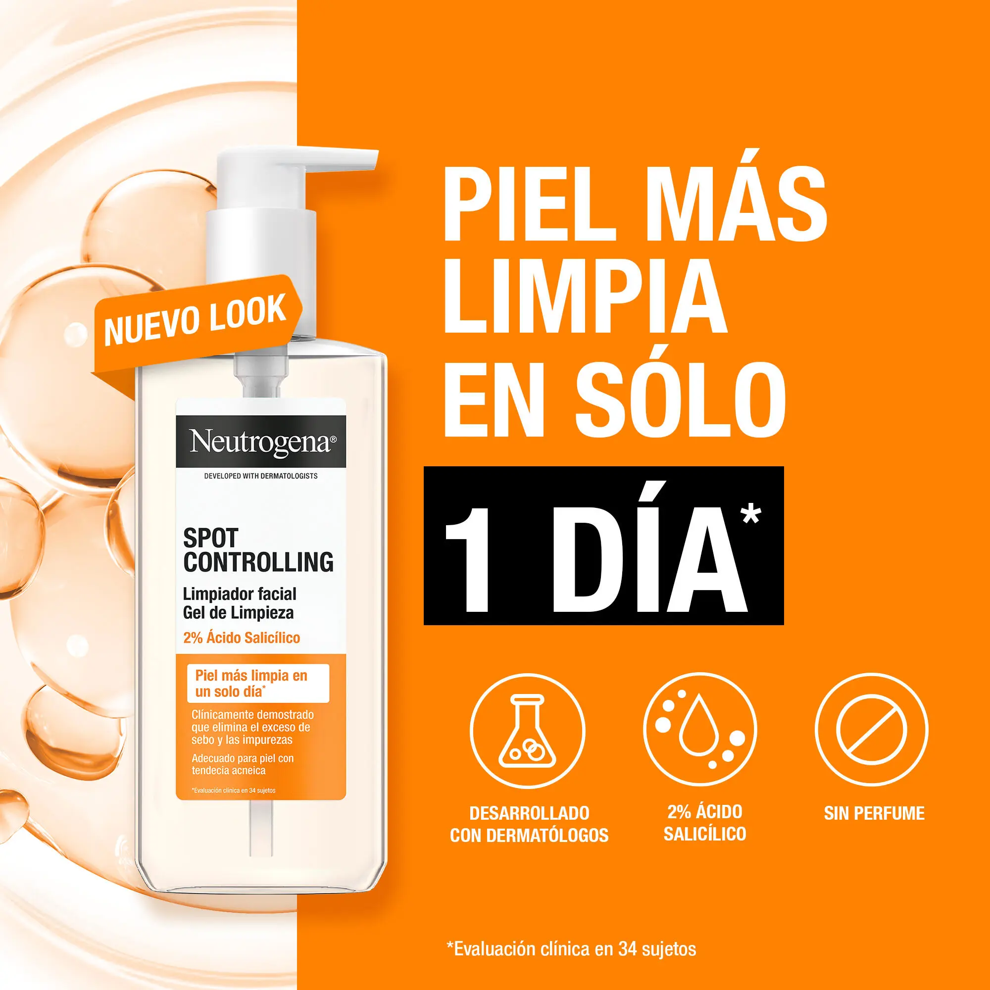 Neutrogena® Spot Controlling Limpiador Facial 
