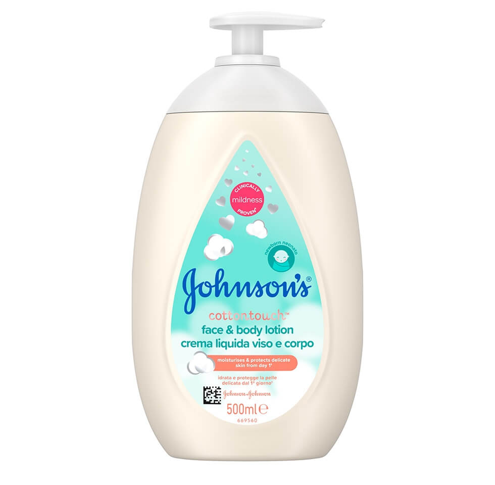 JOHNSON’S® Cottontouch™ Loción Cara y Cuerpo