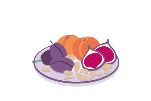 Fruits and nuts TACO